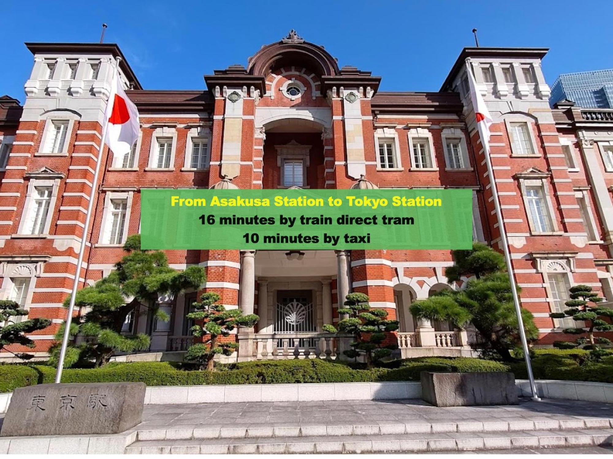 浅草寺3分｜浅草駅6分｜開放的｜畳寝室｜2-6人｜成田&羽田空港直通 Leilighet Tokyo Eksteriør bilde